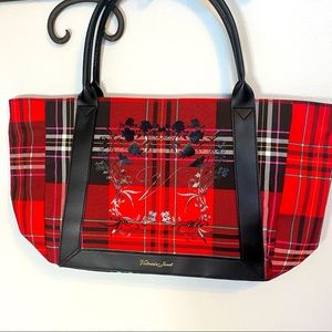 NWT! Victoria’s Secret red plaid tote bag